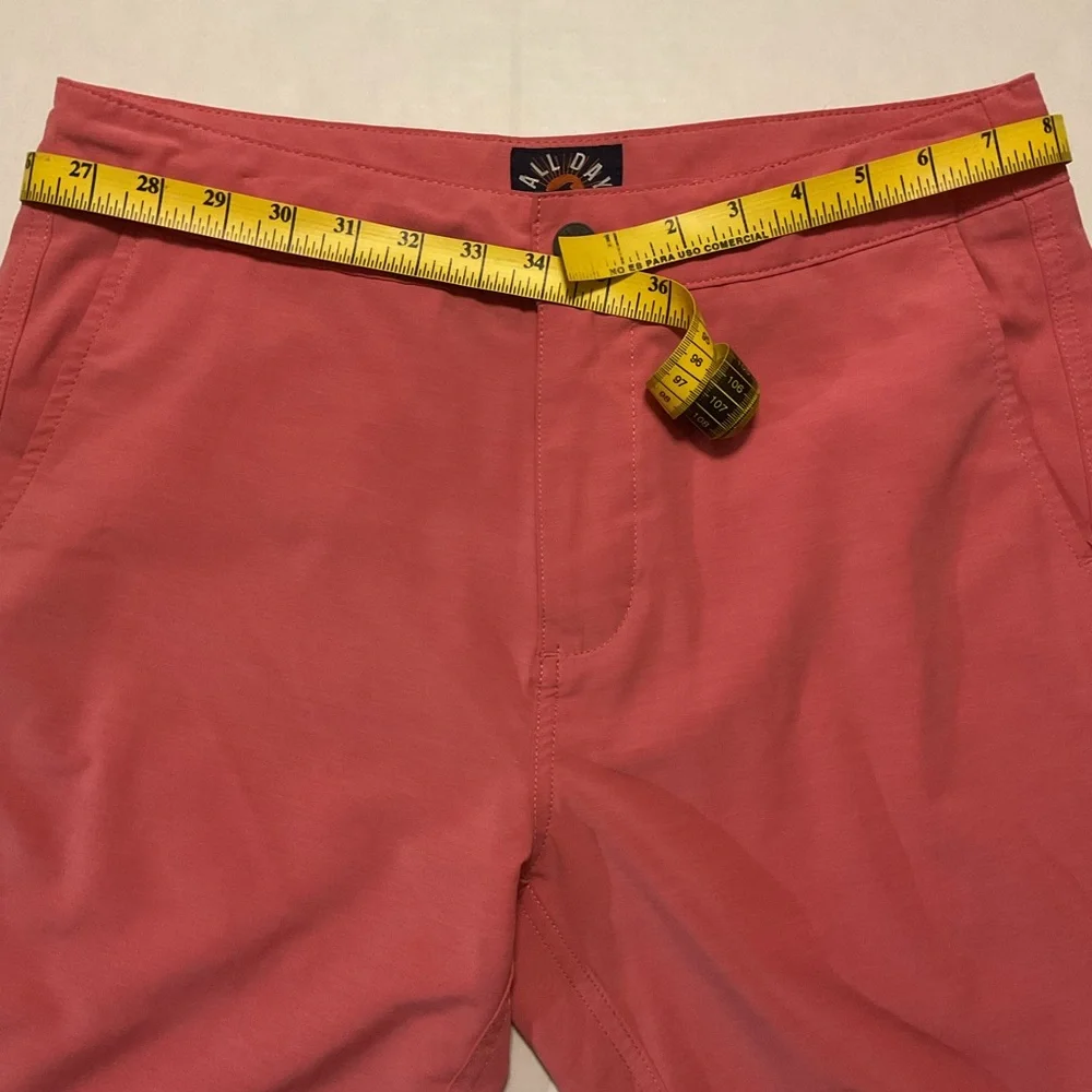 Faherty All Day Men’s Shorts Coral Pink Drawstring